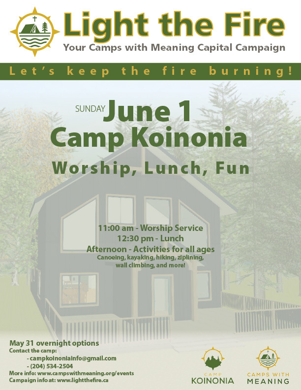 Camp Koinonia Light the Fire Event